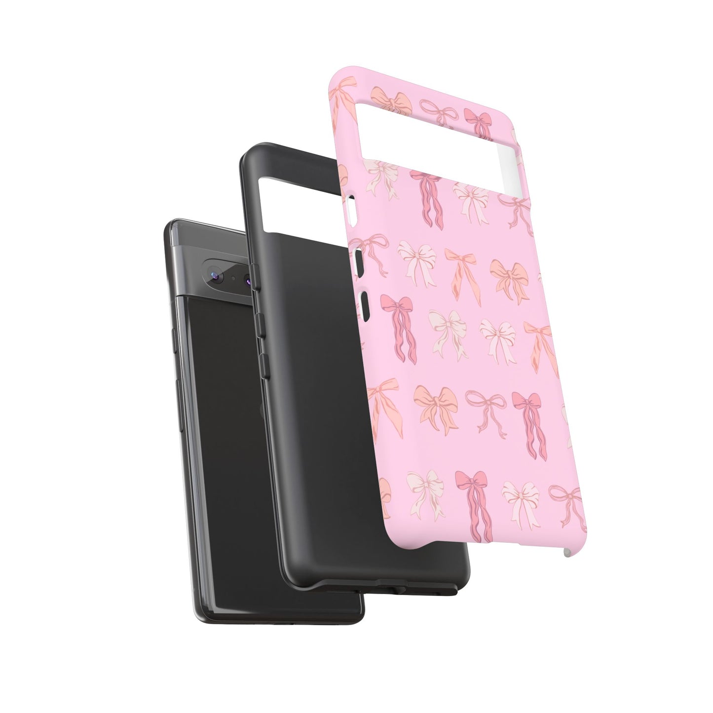 Cute Phone Case with Bow Design | Pink Aesthetic | Gifts for Her, Birthday Present, Trendy Phone Accessories, Fashionable Tech Cover