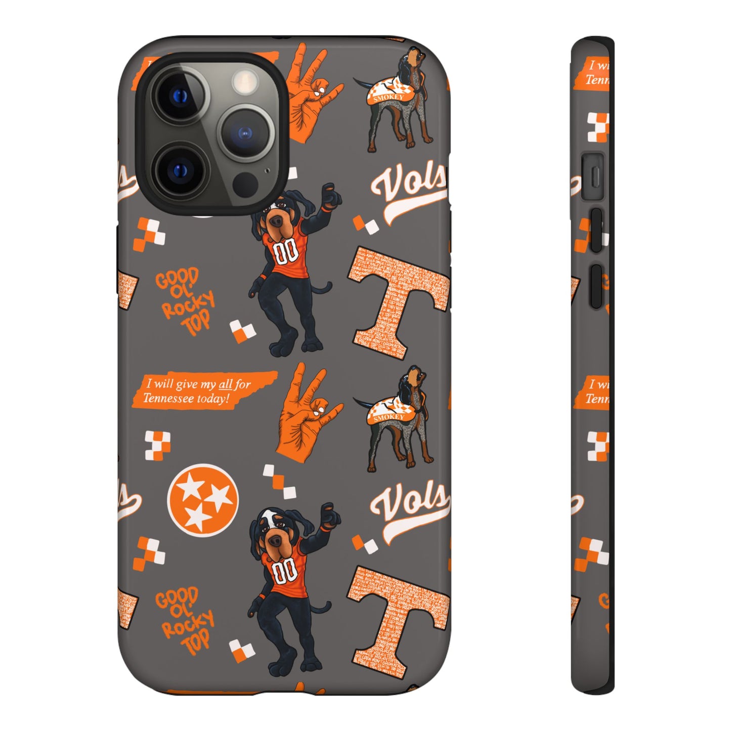 Tough Cases - Tennessee Fan Phone Case, Sports Team Accessory, Gift for Volunteers Fans, Durable Cover, College Game Day