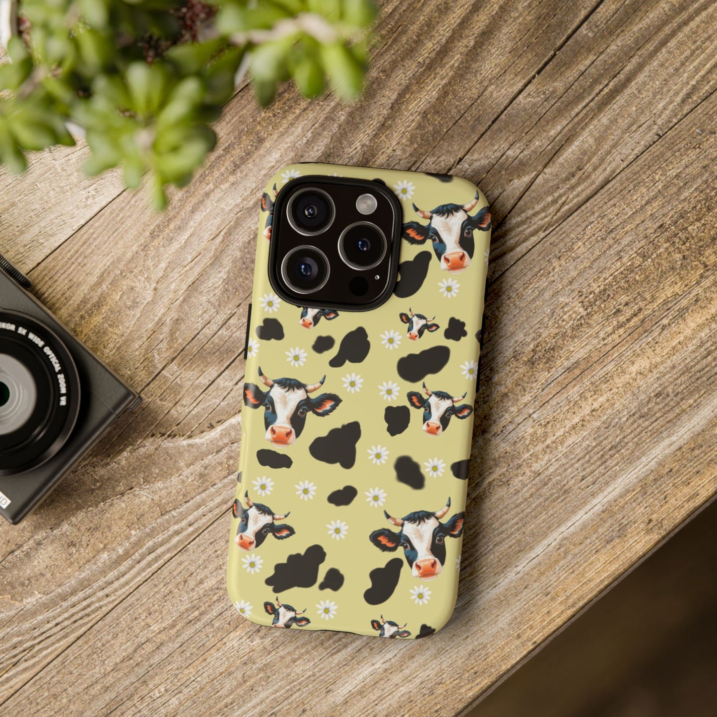 Cow Print Phone Case - Cute Protection for Animal Lovers, Gift for Farmhouse Decor, Cheerful Cow Design