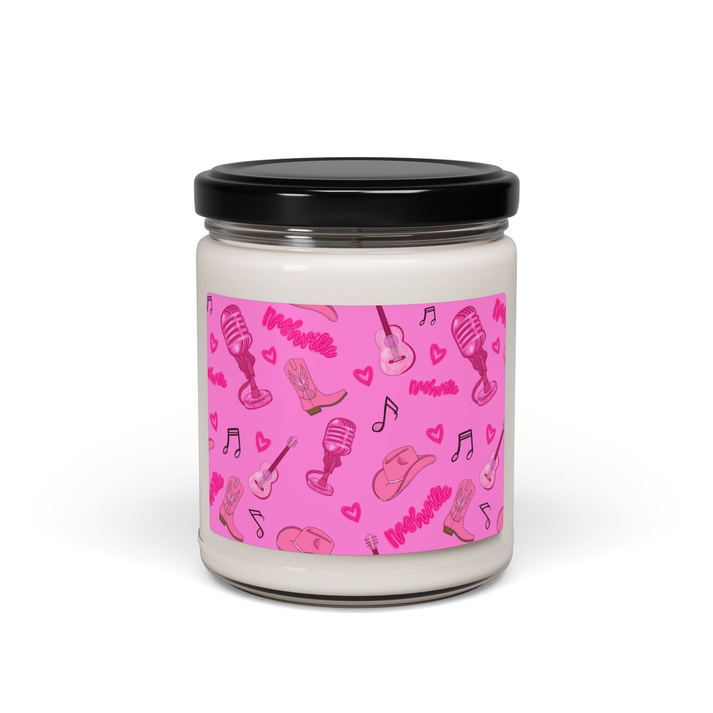 Nashville-Themed Scented Candle, Decorative Gift for Music Lovers, Relaxation, Home Décor, Birthday, Valentine's Day, Party Favors