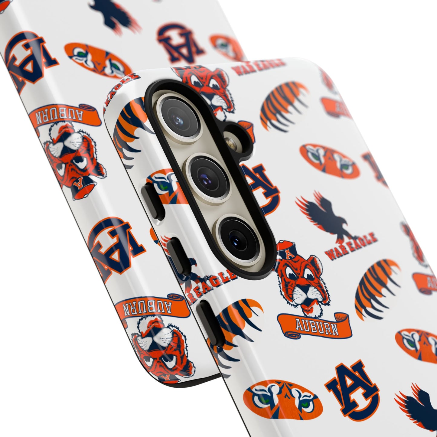 Auburn Fan Phone Case, Sports Team Accessory, Gift for Auburn Fans, Durable Cover, College Game Day