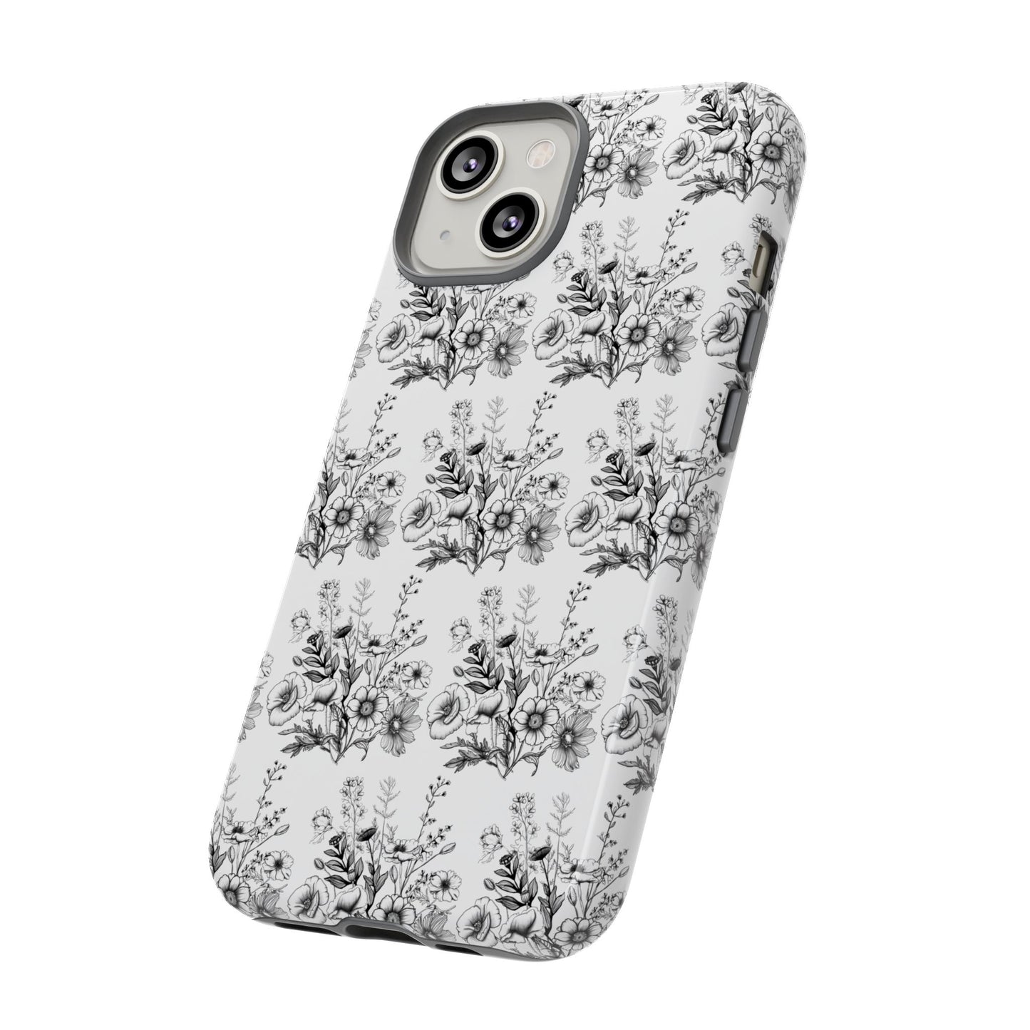 Floral Phone Case, Tough Cases with Elegant Black and White Design, Protective Cover for Fashion Lovers, Unique Gift for All [...]