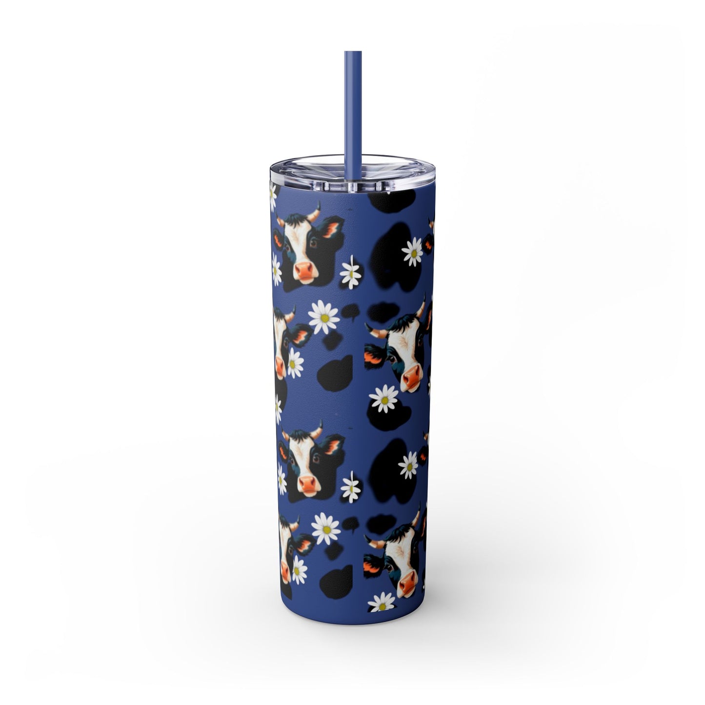 Charming Cow Print Tumbler with Straw, 20oz | Perfect for Cow Lovers, Unique Gift, Farmhouse Decor, Daily Hydration, Fun Drinkware