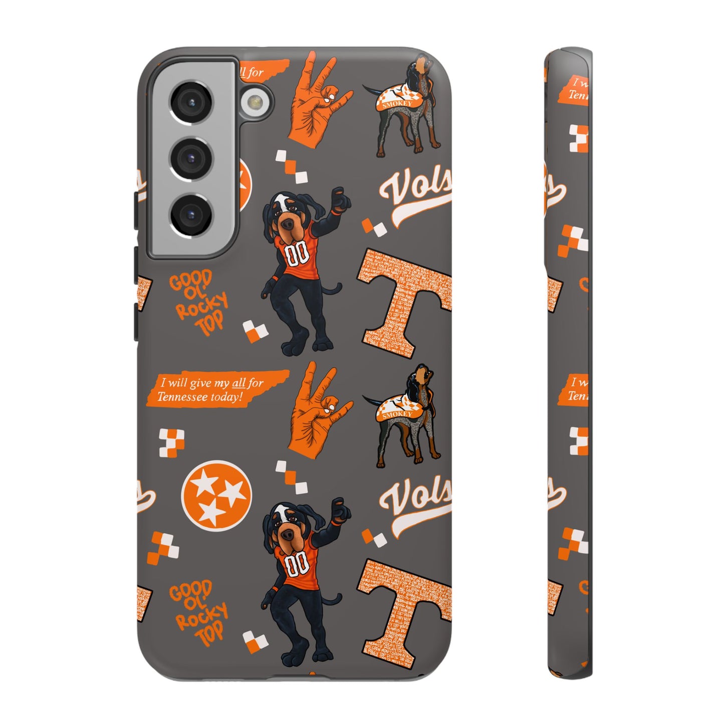 Tough Cases - Tennessee Fan Phone Case, Sports Team Accessory, Gift for Volunteers Fans, Durable Cover, College Game Day
