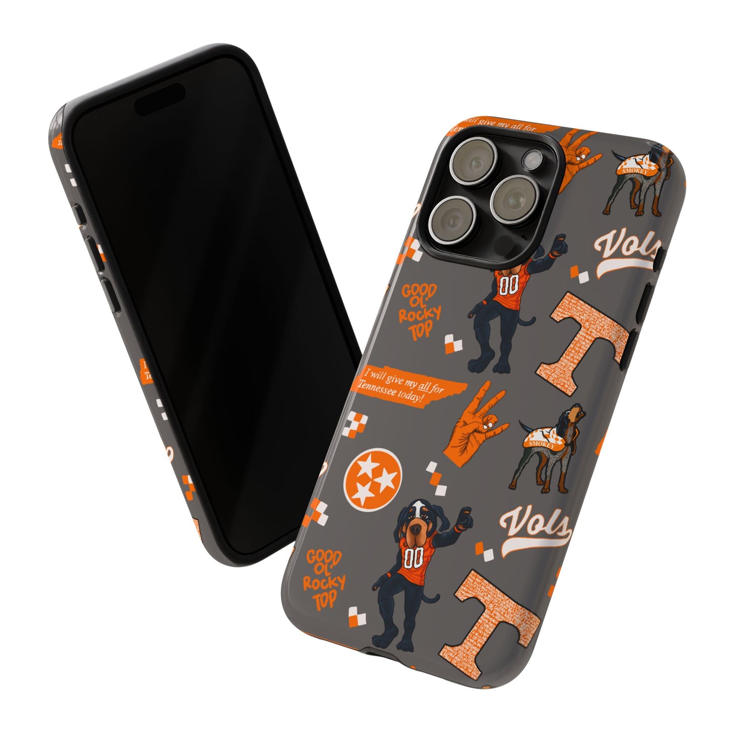 Tough Cases - Tennessee Fan Phone Case, Sports Team Accessory, Gift for Volunteers Fans, Durable Cover, College Game Day