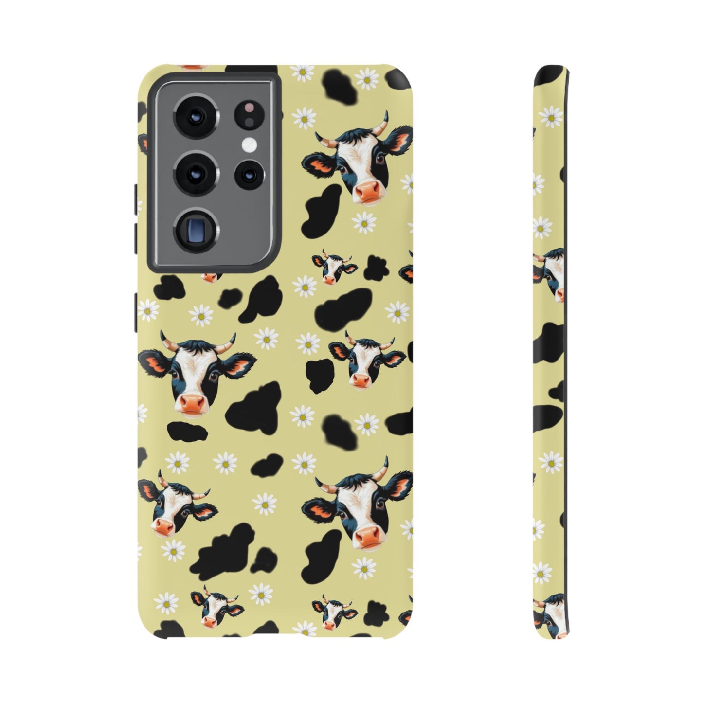Cow Print Phone Case - Cute Protection for Animal Lovers, Gift for Farmhouse Decor, Cheerful Cow Design