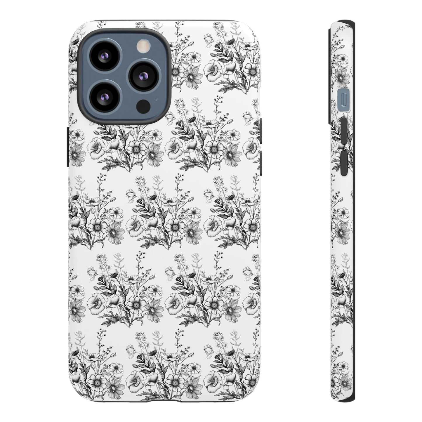 Floral Phone Case, Tough Cases with Elegant Black and White Design, Protective Cover for Fashion Lovers, Unique Gift for All [...]
