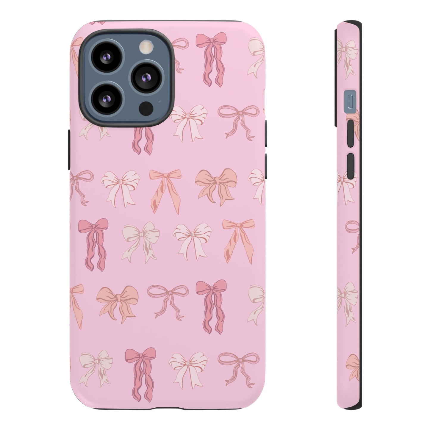 Cute Phone Case with Bow Design | Pink Aesthetic | Gifts for Her, Birthday Present, Trendy Phone Accessories, Fashionable Tech Cover