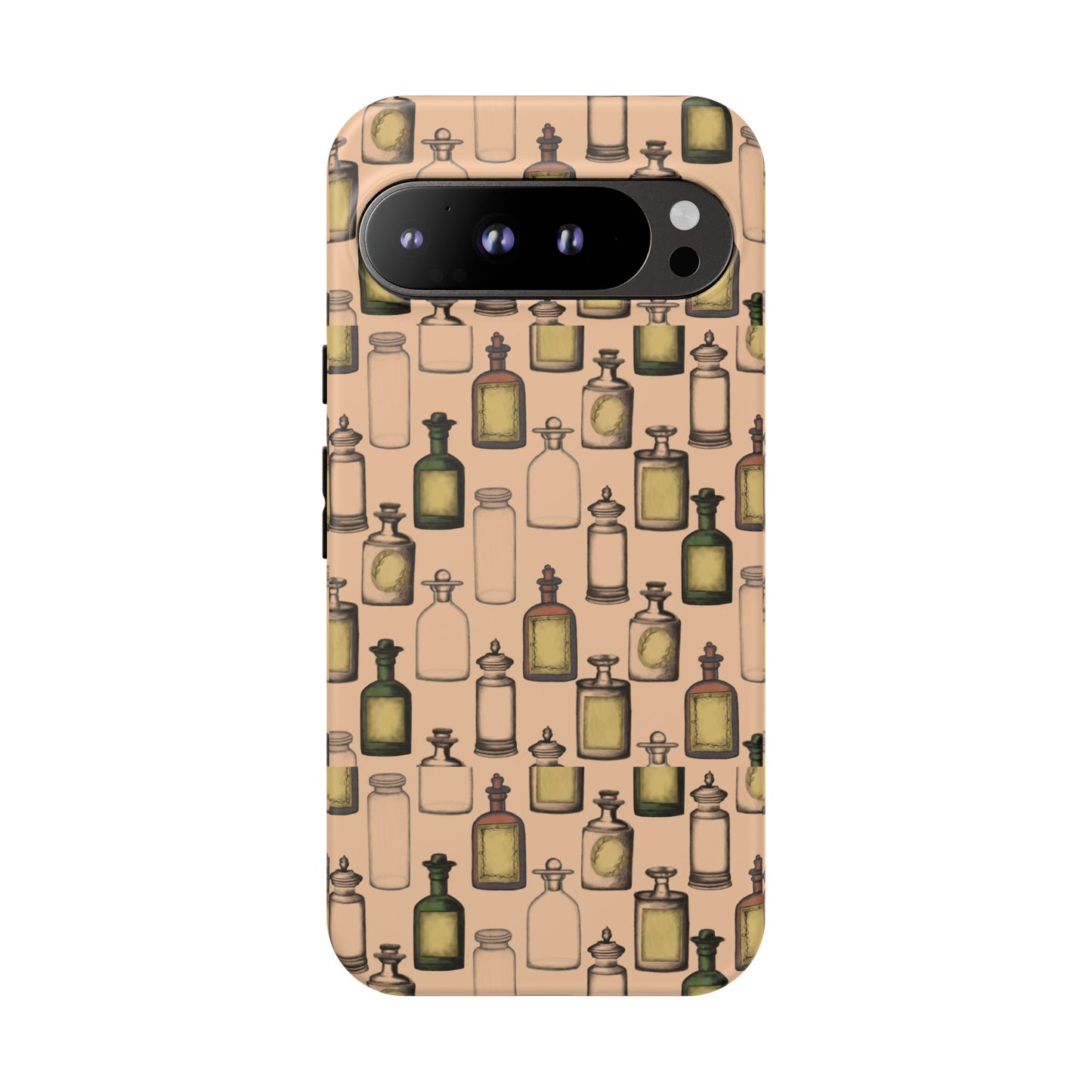 Vintage Potion Bottle Phone Case, Tough Phone Case, Magical Phone Cover, Witch Aesthetic, Gift for Witch Lovers, Boho Phone Accessories