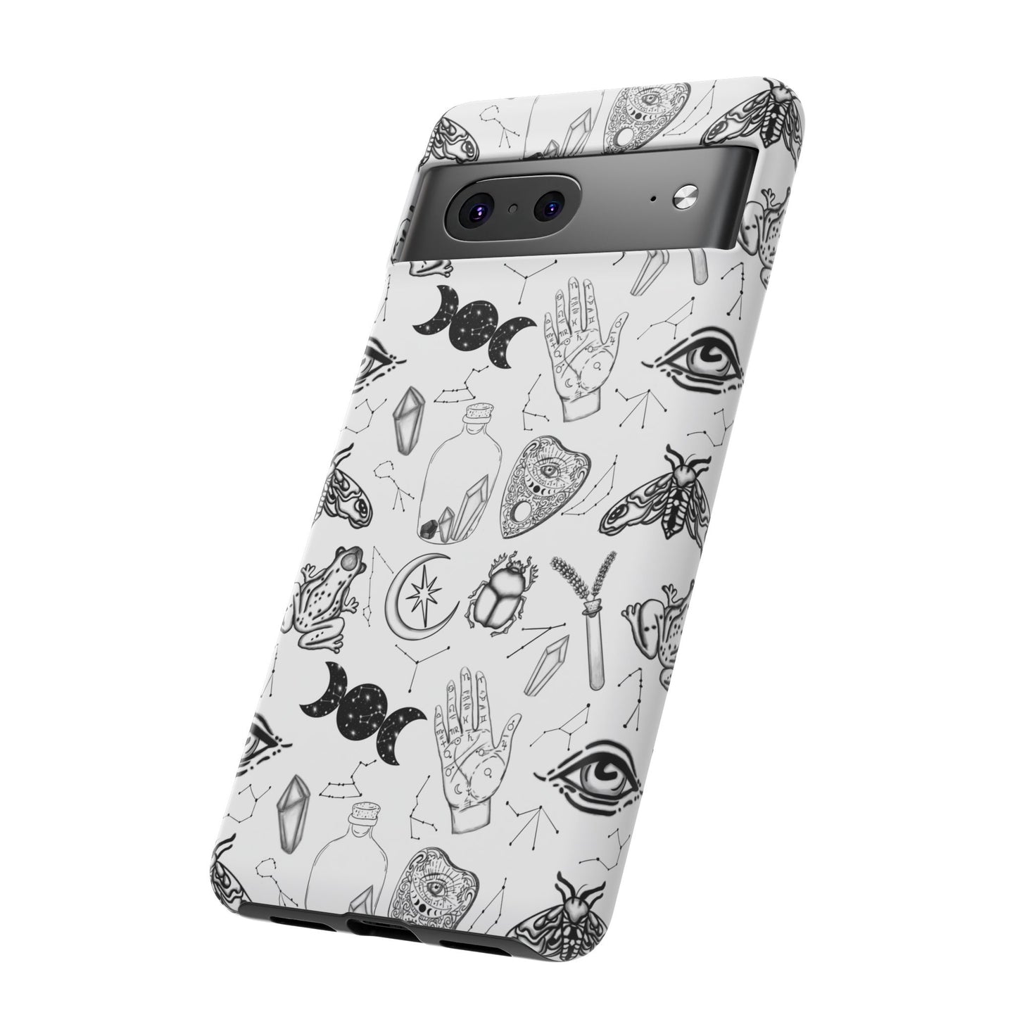 Mystical Phone Case | Boho Aesthetic Cover, Witchy Gift, Crystal Art Protection, Astrology Decor, Unique Cell Phone Skins