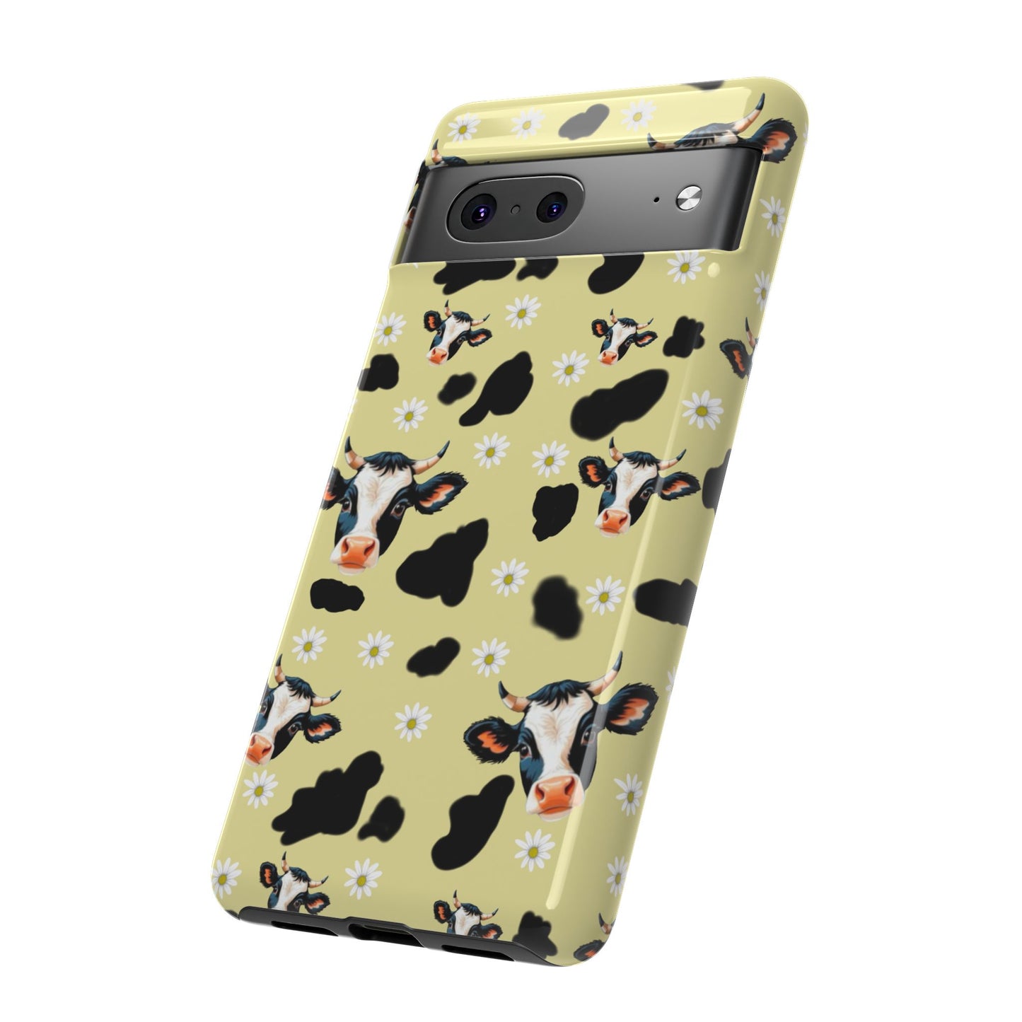 Cow Print Phone Case - Cute Protection for Animal Lovers, Gift for Farmhouse Decor, Cheerful Cow Design