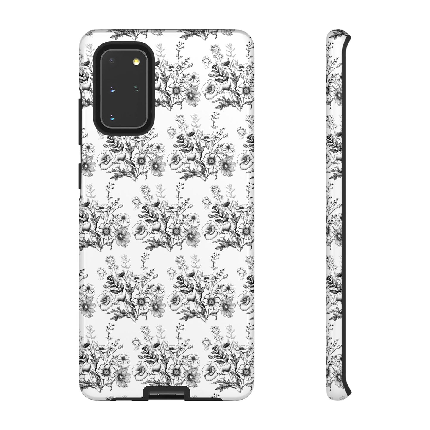 Floral Phone Case, Tough Cases with Elegant Black and White Design, Protective Cover for Fashion Lovers, Unique Gift for All [...]