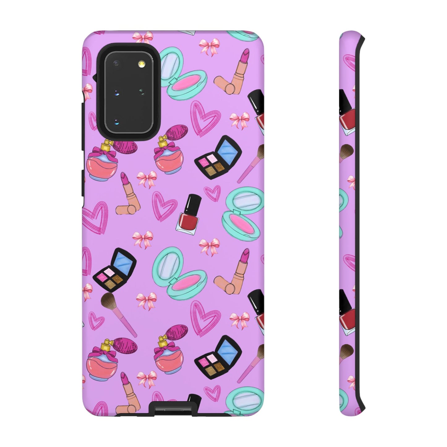 Cute Makeup Phone Case, Tough Cases, Cosmetic Lover Gift, Makeup Junkie Accessory, Beauty Phone Cover, Fun Design for Her