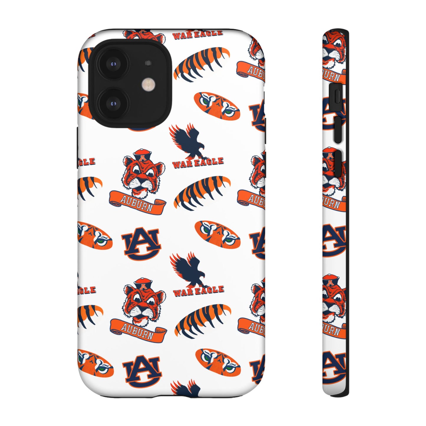 Auburn Fan Phone Case, Sports Team Accessory, Gift for Auburn Fans, Durable Cover, College Game Day