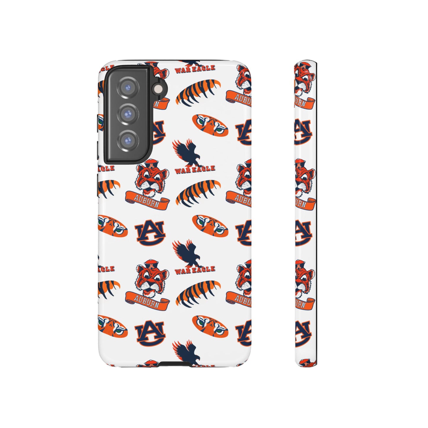 Auburn Fan Phone Case, Sports Team Accessory, Gift for Auburn Fans, Durable Cover, College Game Day