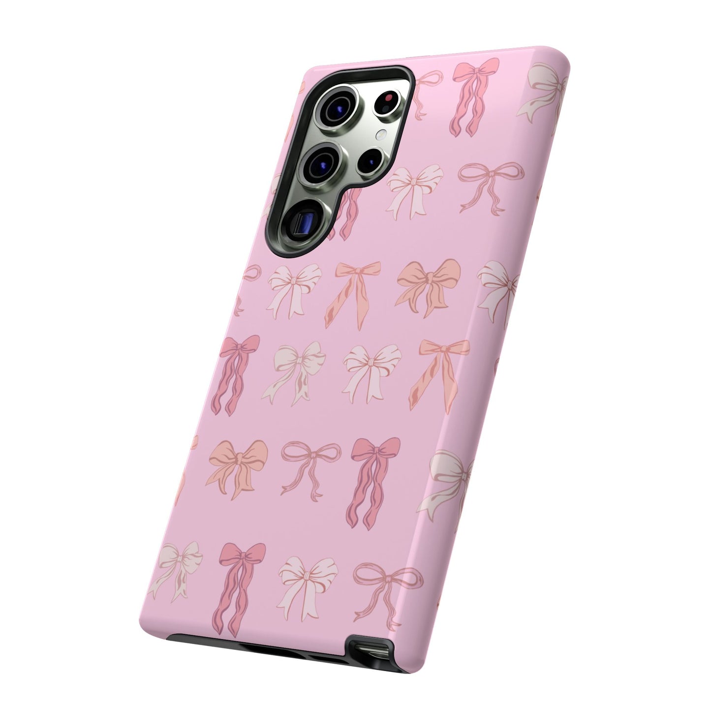 Cute Phone Case with Bow Design | Pink Aesthetic | Gifts for Her, Birthday Present, Trendy Phone Accessories, Fashionable Tech Cover