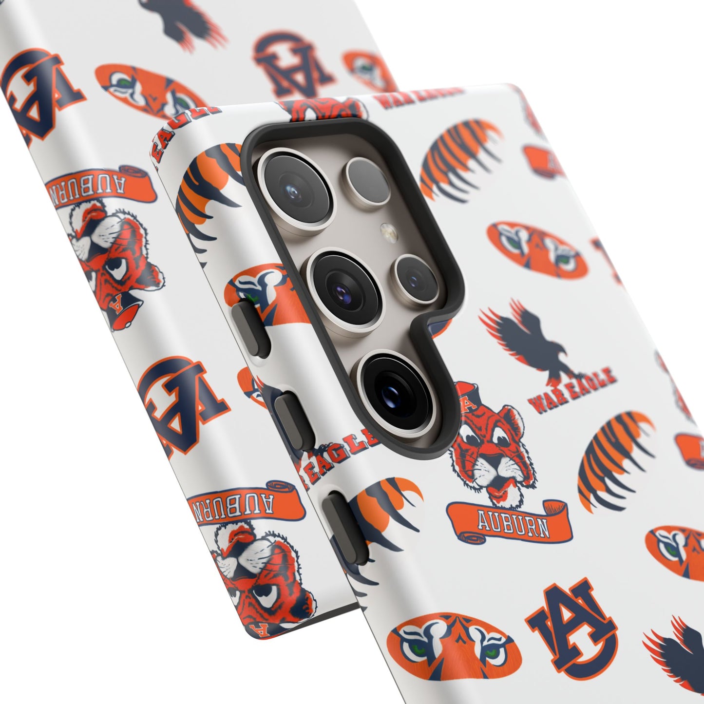 Auburn Fan Phone Case, Sports Team Accessory, Gift for Auburn Fans, Durable Cover, College Game Day