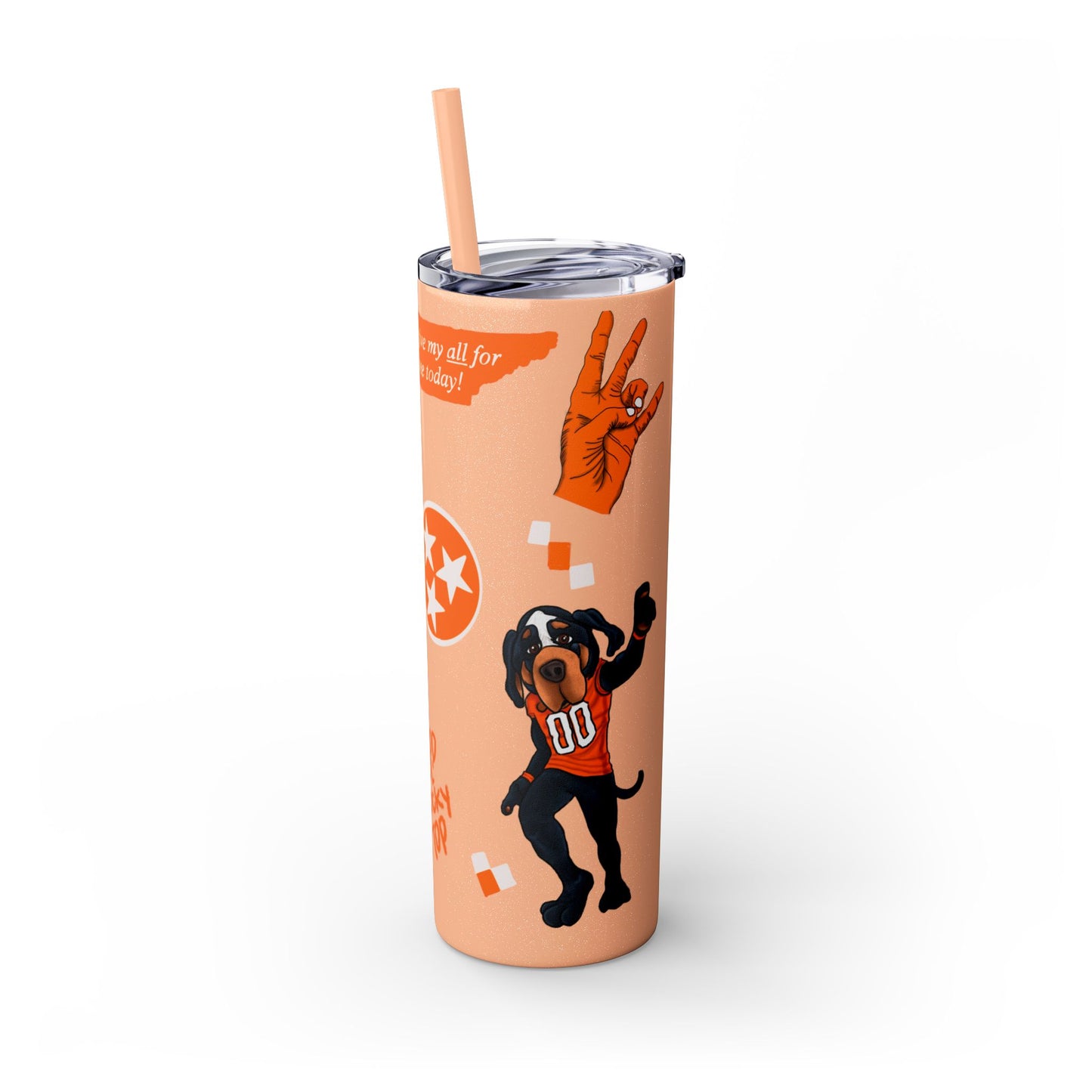 Tennessee Spirit Tumbler, 20oz | School Pride Cup for Gameday & Tailgating | Ideal for Fans, Students & Alumni