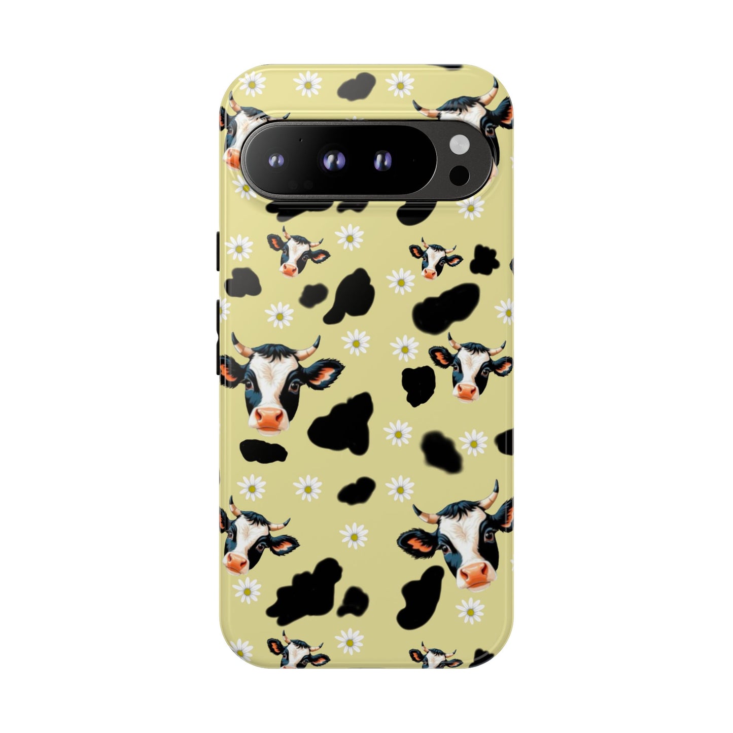 Cow Print Phone Case - Cute Protection for Animal Lovers, Gift for Farmhouse Decor, Cheerful Cow Design