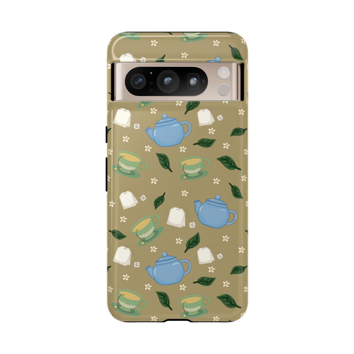 Charming Teacup Phone Case, Cute Phone Cover, Gift for Tea Lovers, Vintage Style Case, Birthday Present, Unique Accessory