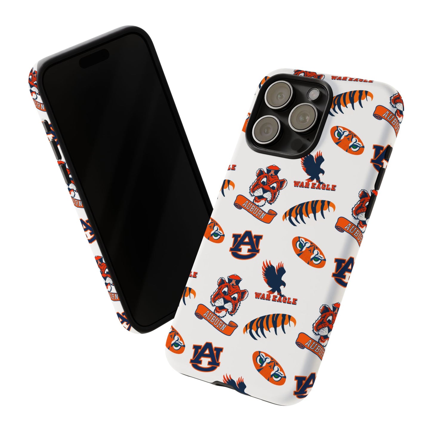Auburn Fan Phone Case, Sports Team Accessory, Gift for Auburn Fans, Durable Cover, College Game Day