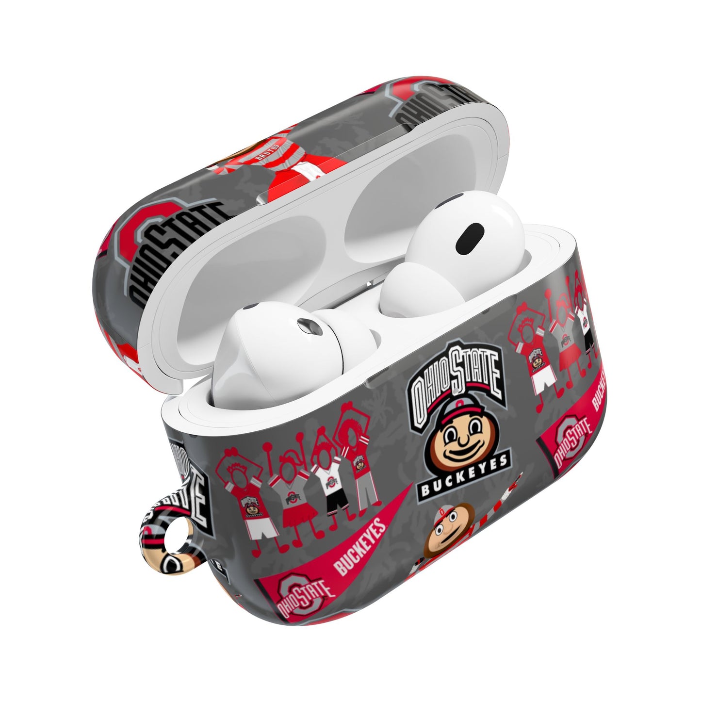 Ohio State Buckeyes AirPod Case, College Sports Accessories, Cute Gift for Students, Team Spirit Cover, Trending Tech Gear