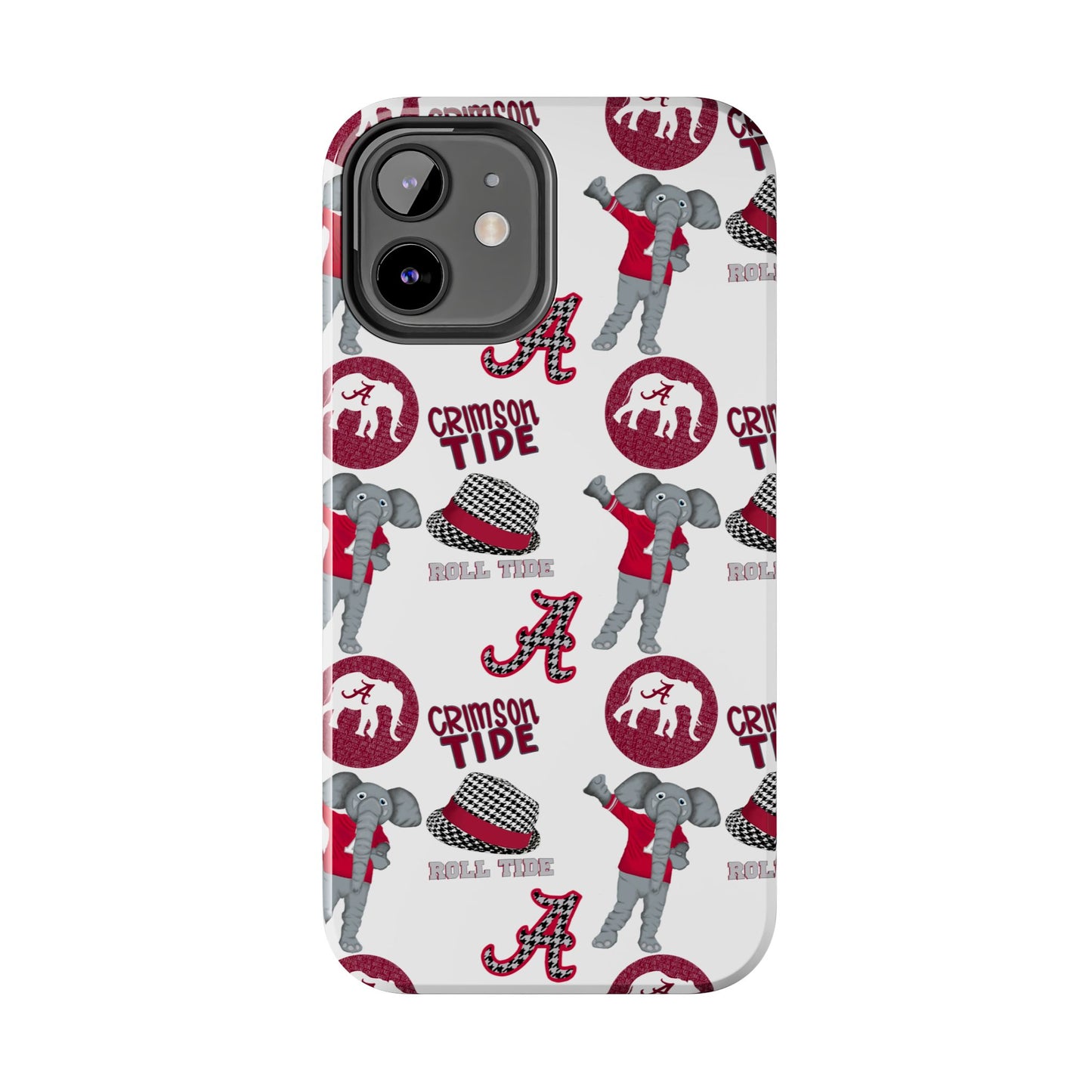 Alabama Crimson Tide Phone Case - Tough, Durable, Elephant Design, Sports Fan Accessories, College Team Gift, Graduation Presents