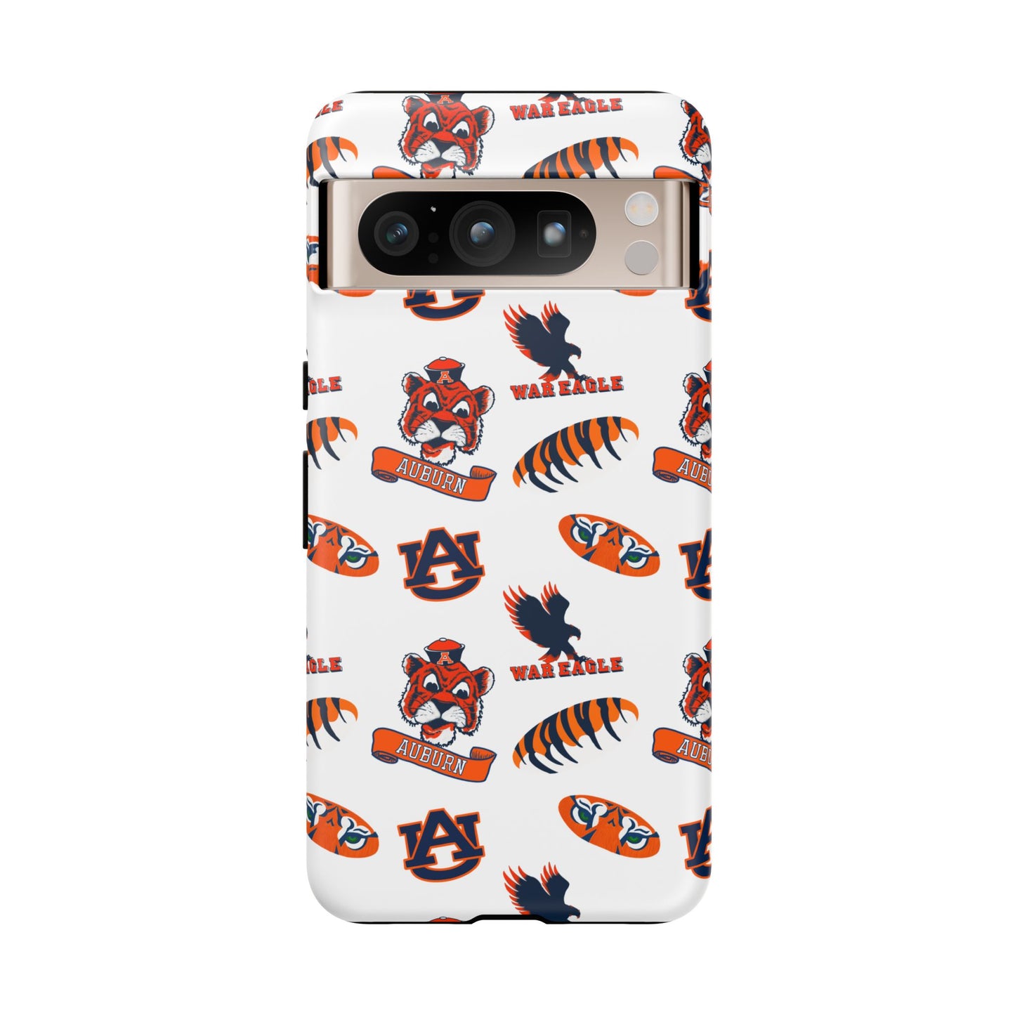 Auburn Fan Phone Case, Sports Team Accessory, Gift for Auburn Fans, Durable Cover, College Game Day