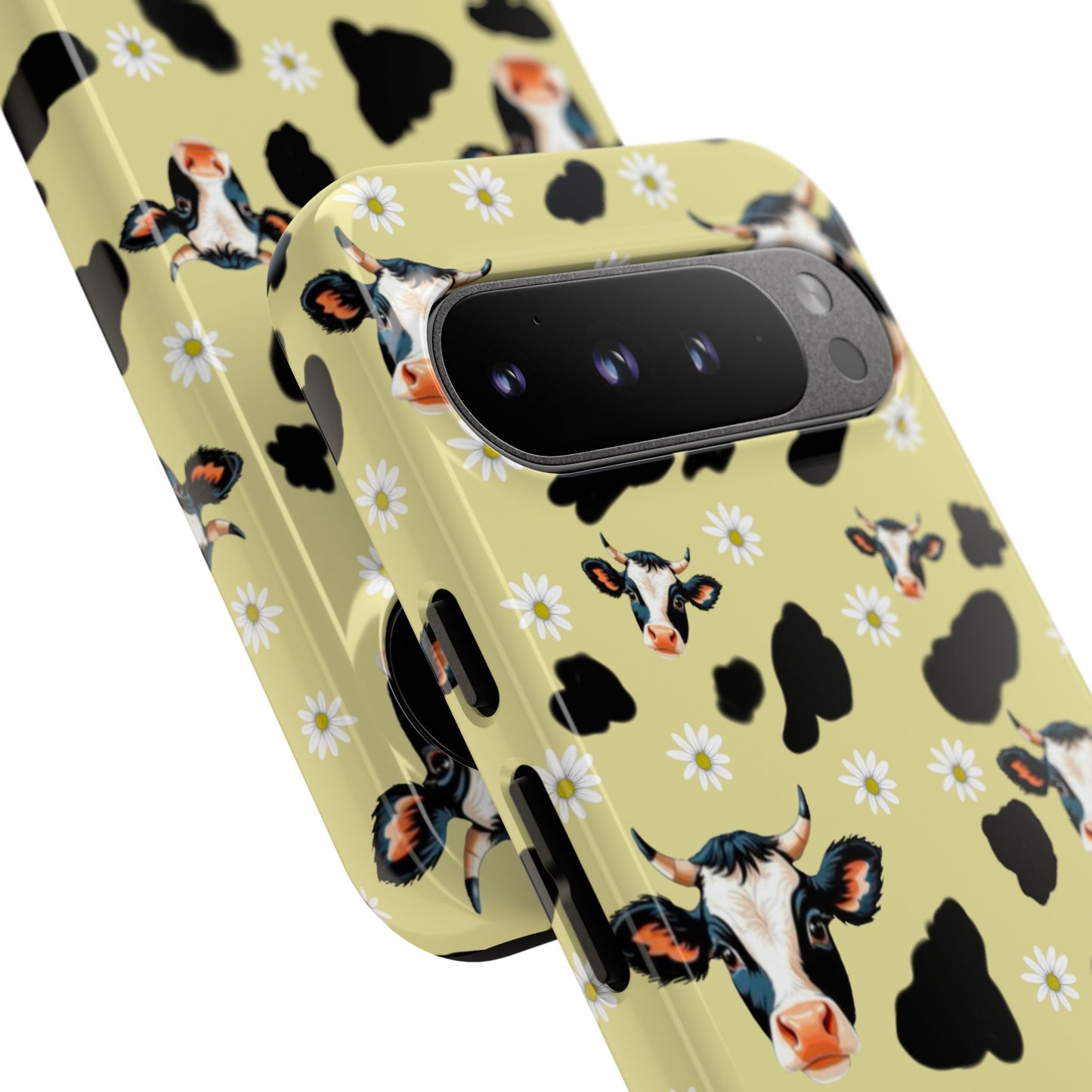 Cow Print Phone Case - Cute Protection for Animal Lovers, Gift for Farmhouse Decor, Cheerful Cow Design