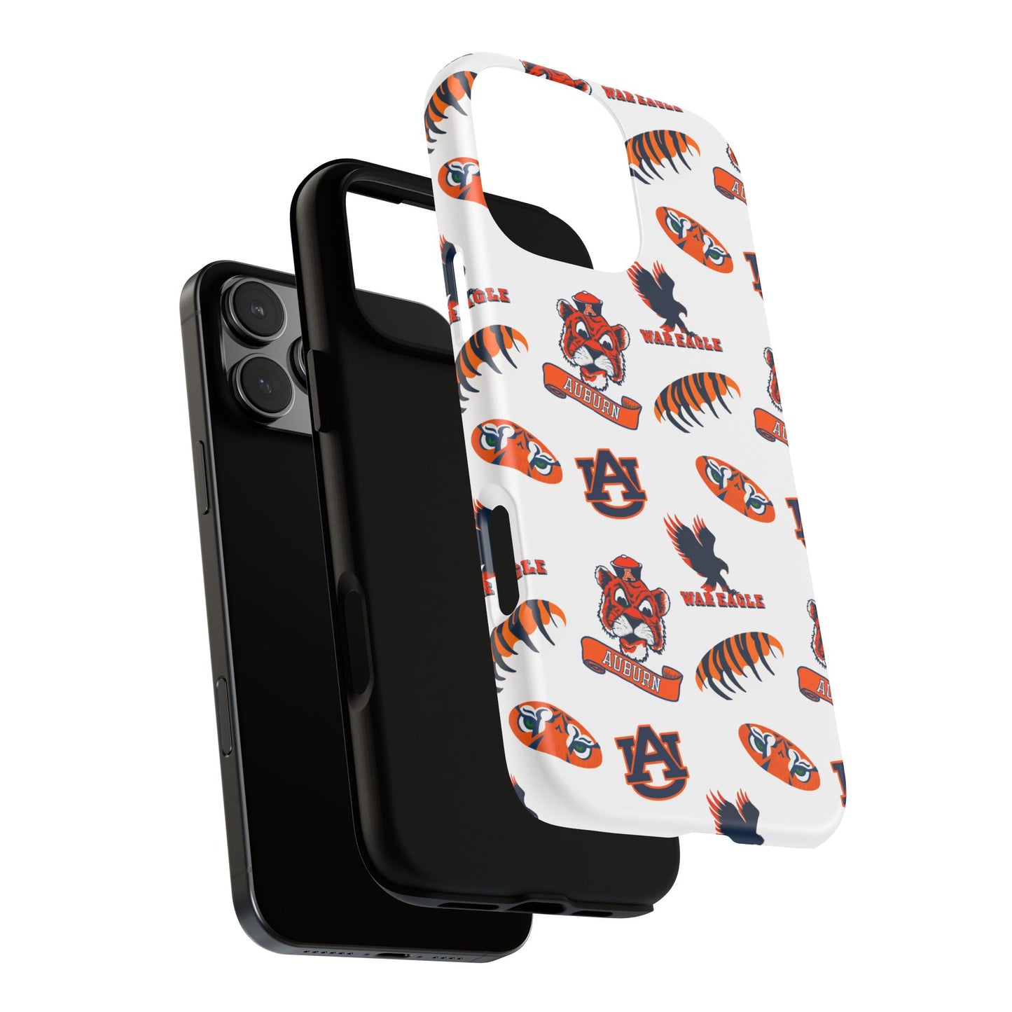 Auburn Fan Phone Case, Sports Team Accessory, Gift for Auburn Fans, Durable Cover, College Game Day
