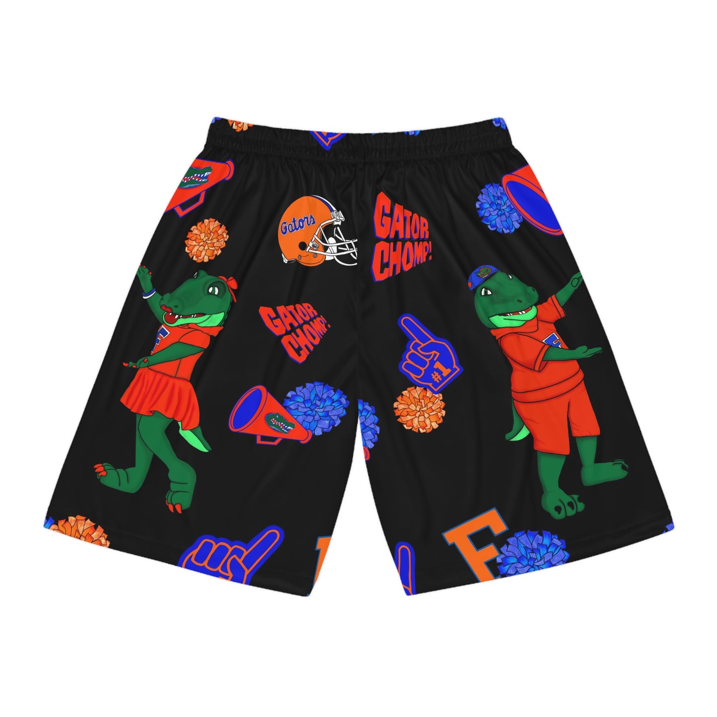 Florida Gators Chomp Basketball Shorts (AOP)