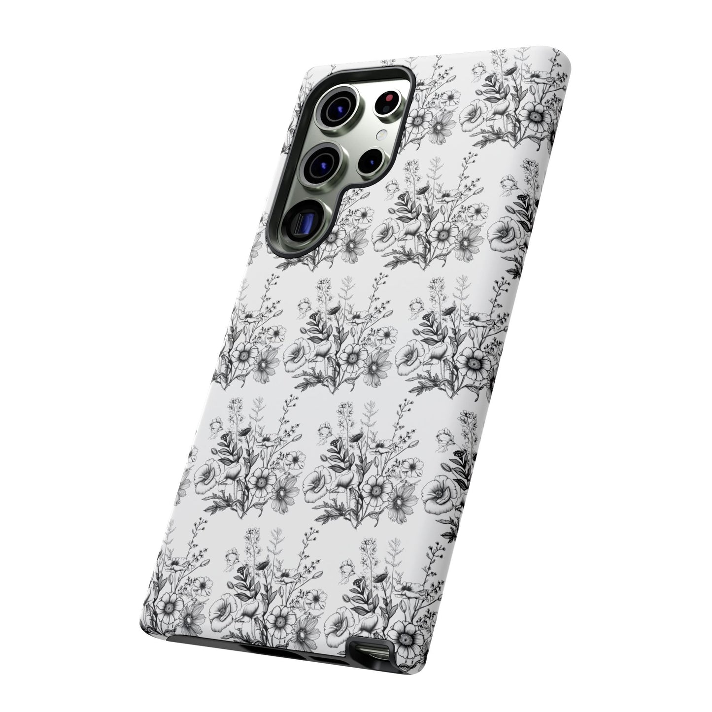 Floral Phone Case, Tough Cases with Elegant Black and White Design, Protective Cover for Fashion Lovers, Unique Gift for All [...]