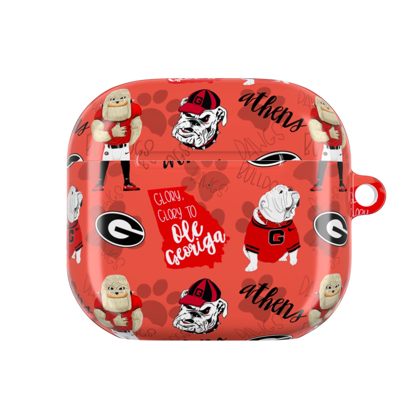 Georgia Bulldogs AirPod Case - Cute Accessory for Fans, Gift for Sports Lovers, Athletic Style, Personalized Earbud Cover