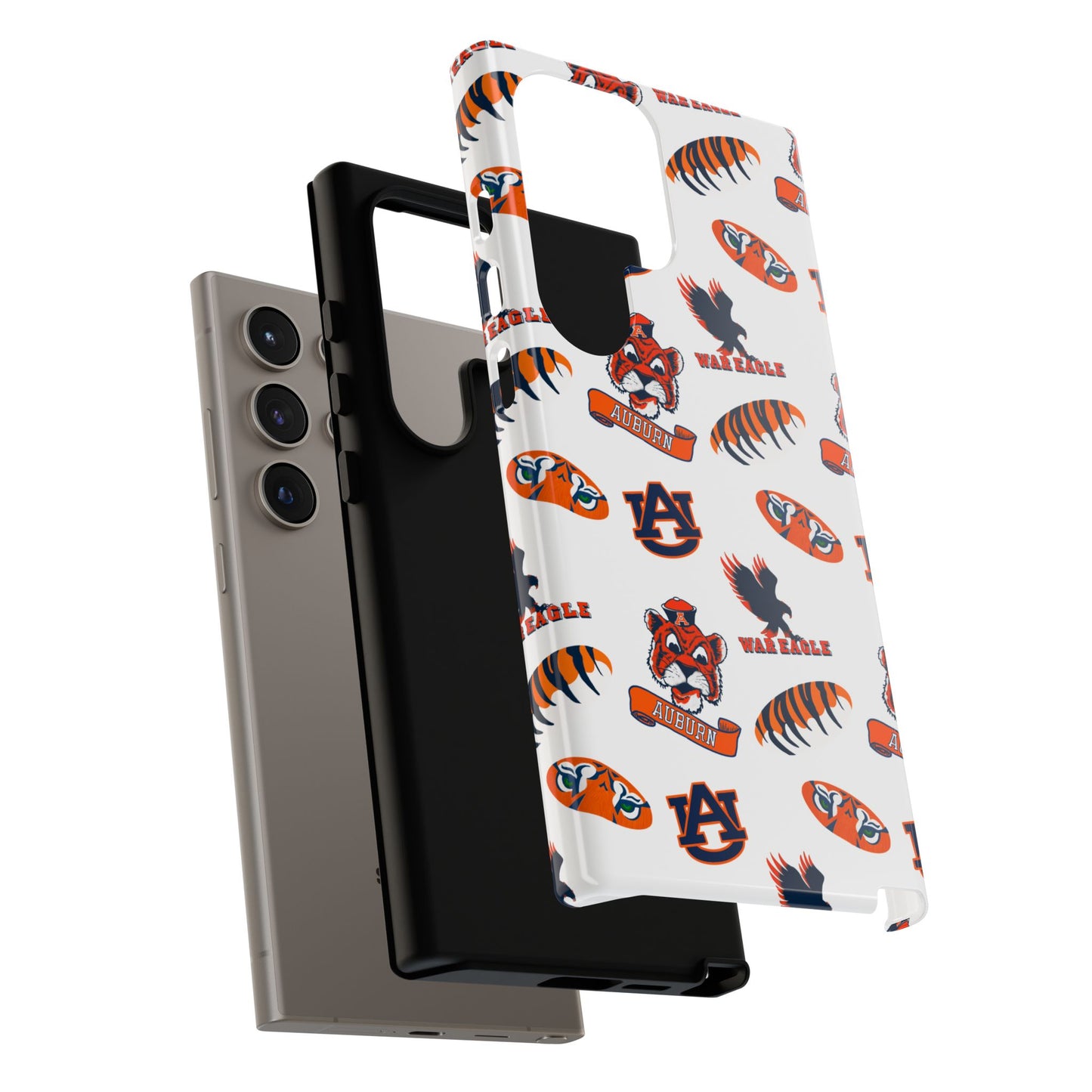 Auburn Fan Phone Case, Sports Team Accessory, Gift for Auburn Fans, Durable Cover, College Game Day
