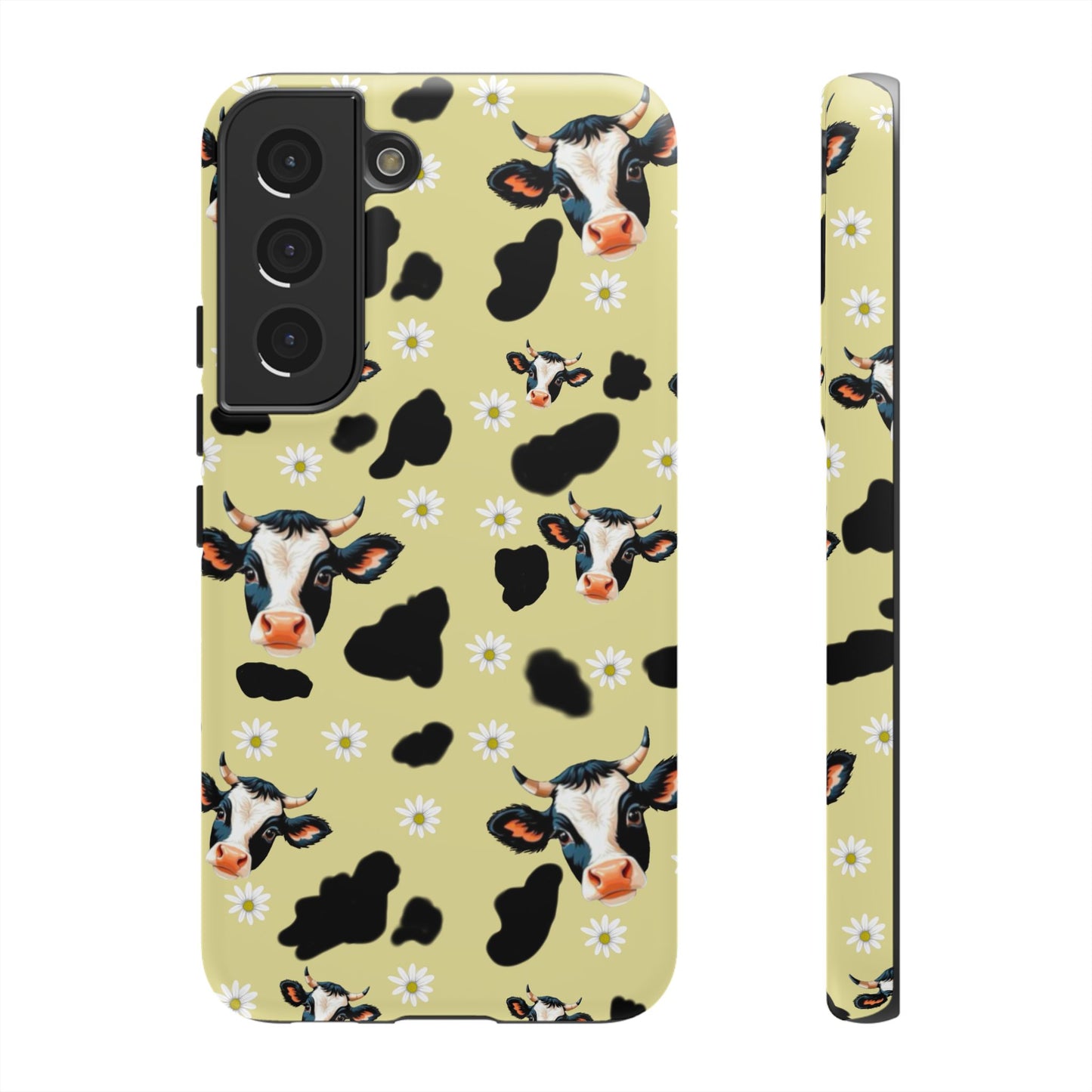 Cow Print Phone Case - Cute Protection for Animal Lovers, Gift for Farmhouse Decor, Cheerful Cow Design