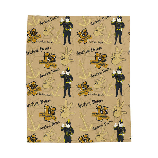 Vanderbilt Cozy Velveteen Plush Blanket for Comfort and Warmth, Perfect for Home, Gifts, Events, or Cozy Nights In