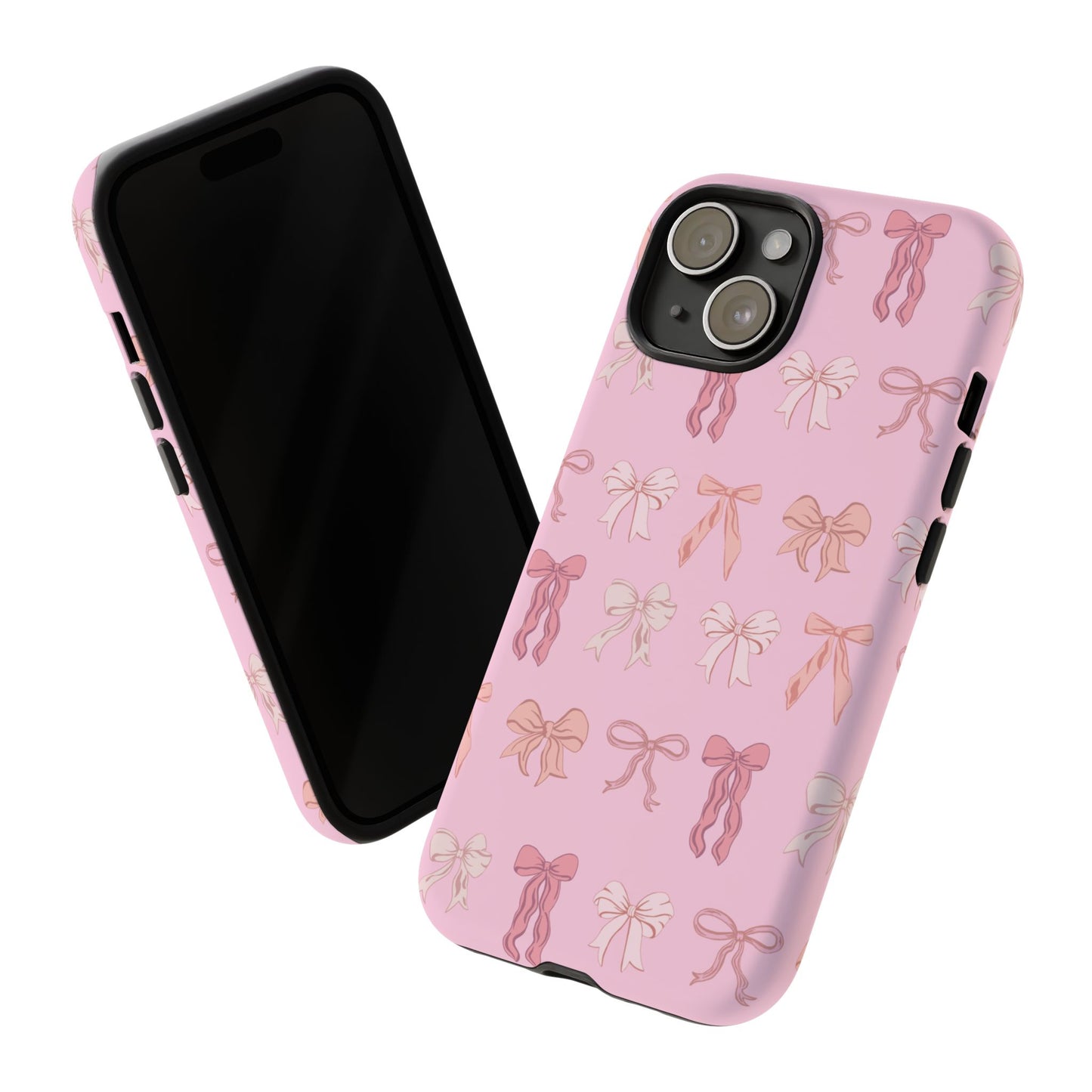 Cute Phone Case with Bow Design | Pink Aesthetic | Gifts for Her, Birthday Present, Trendy Phone Accessories, Fashionable Tech Cover