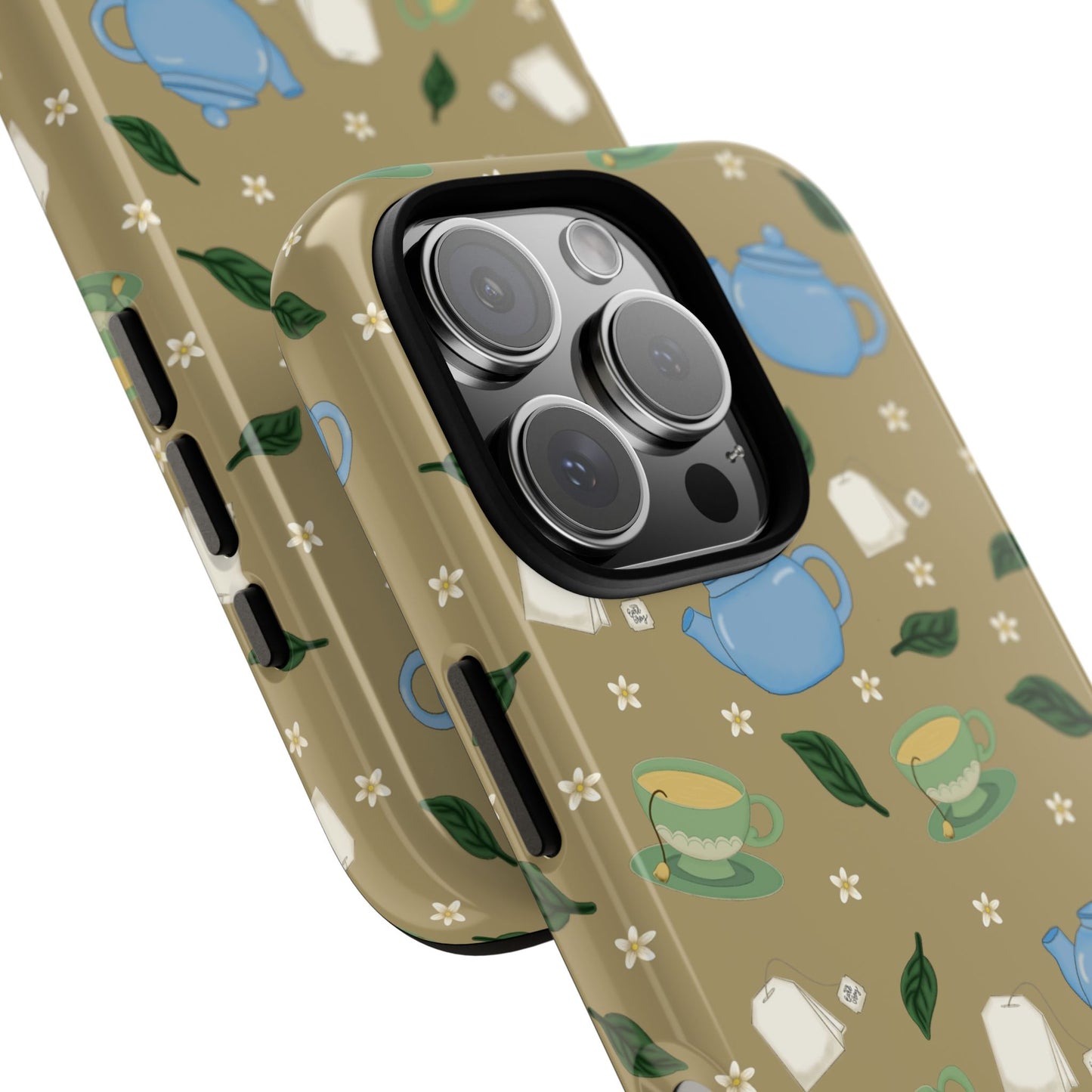 Charming Teacup Phone Case, Cute Phone Cover, Gift for Tea Lovers, Vintage Style Case, Birthday Present, Unique Accessory