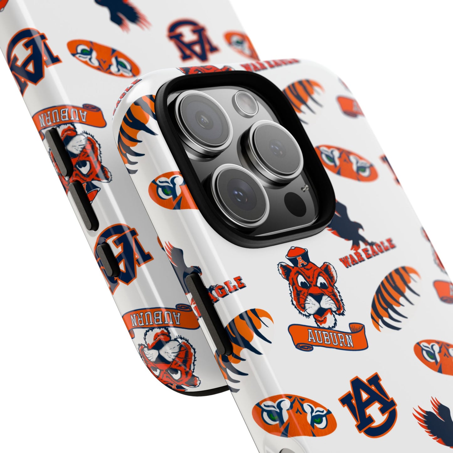 Auburn Fan Phone Case, Sports Team Accessory, Gift for Auburn Fans, Durable Cover, College Game Day