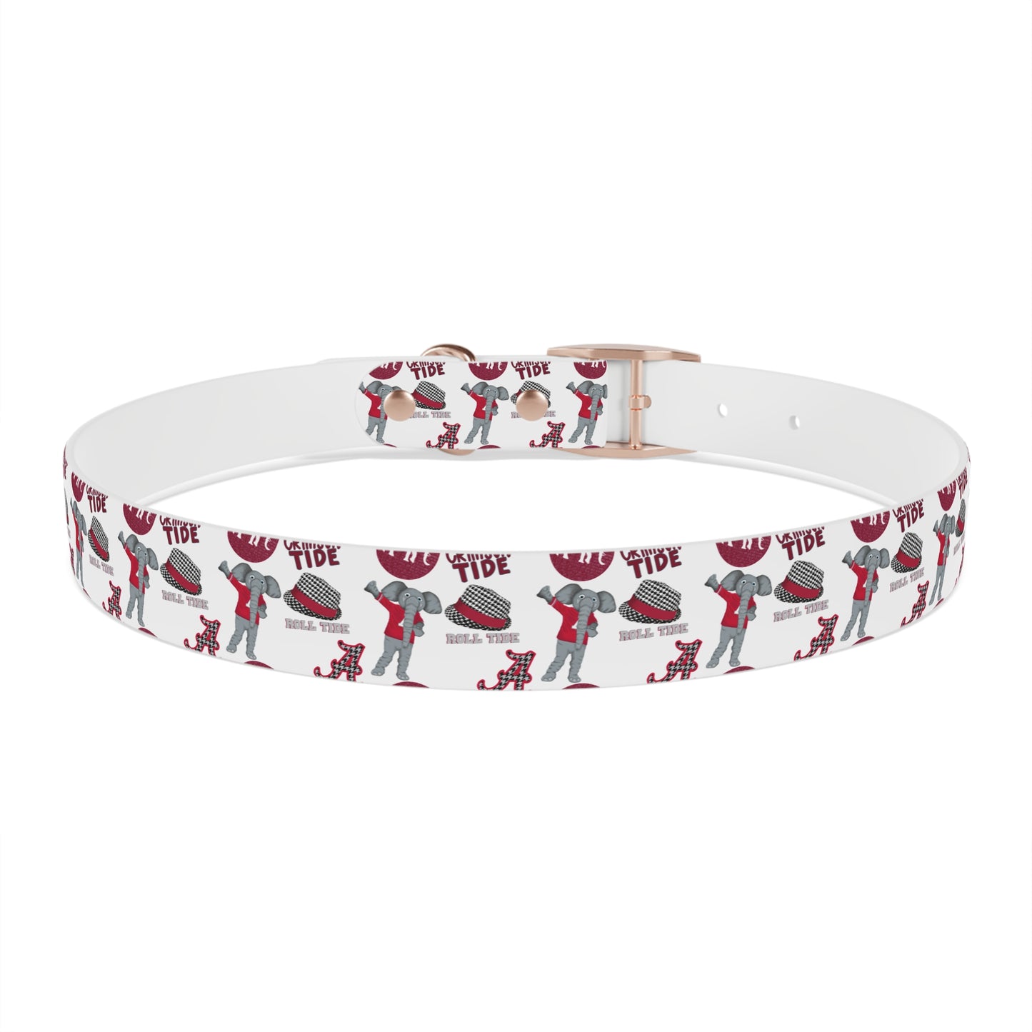 Alabama Crimson Tide Dog Collar - Pet Accessory, Dog Lover Gift, Sports Team Collar, Custom Dog Gear, Football Fan Merchandise