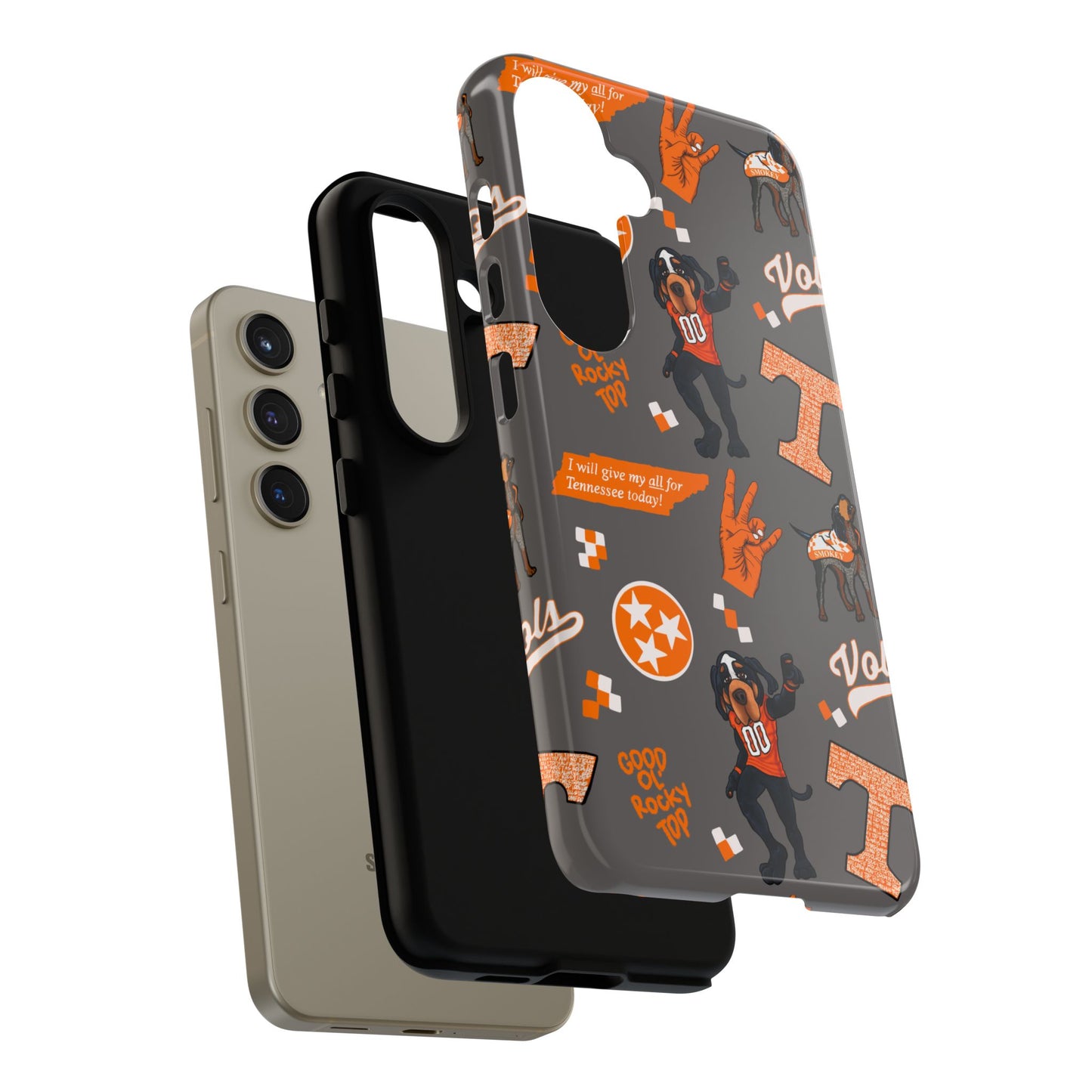 Tough Cases - Tennessee Fan Phone Case, Sports Team Accessory, Gift for Volunteers Fans, Durable Cover, College Game Day