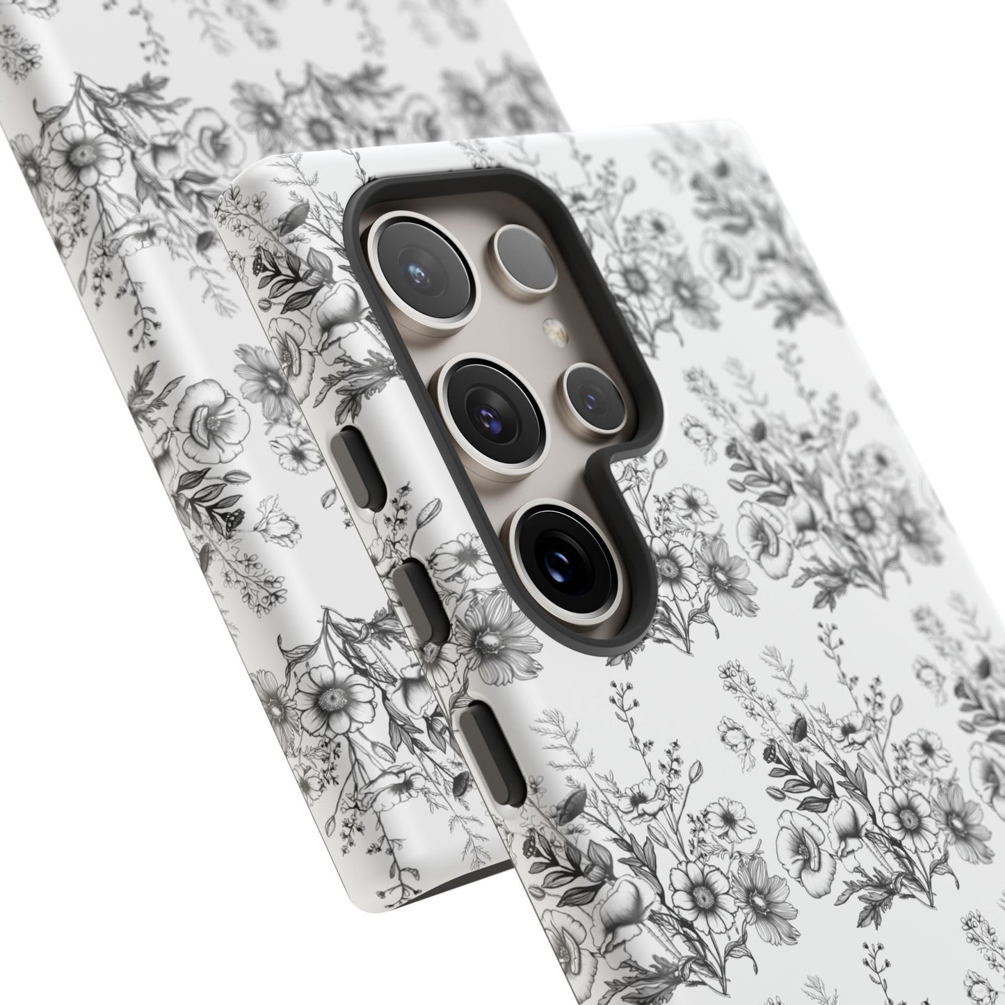 Floral Phone Case, Tough Cases with Elegant Black and White Design, Protective Cover for Fashion Lovers, Unique Gift for All [...]