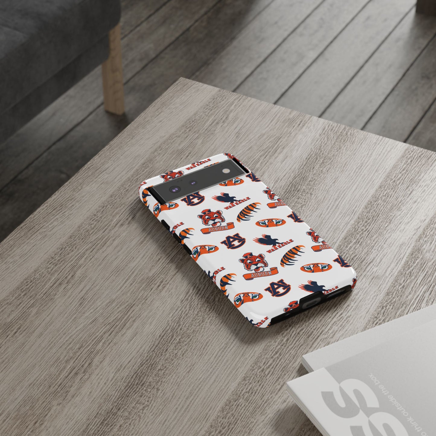 Auburn Fan Phone Case, Sports Team Accessory, Gift for Auburn Fans, Durable Cover, College Game Day
