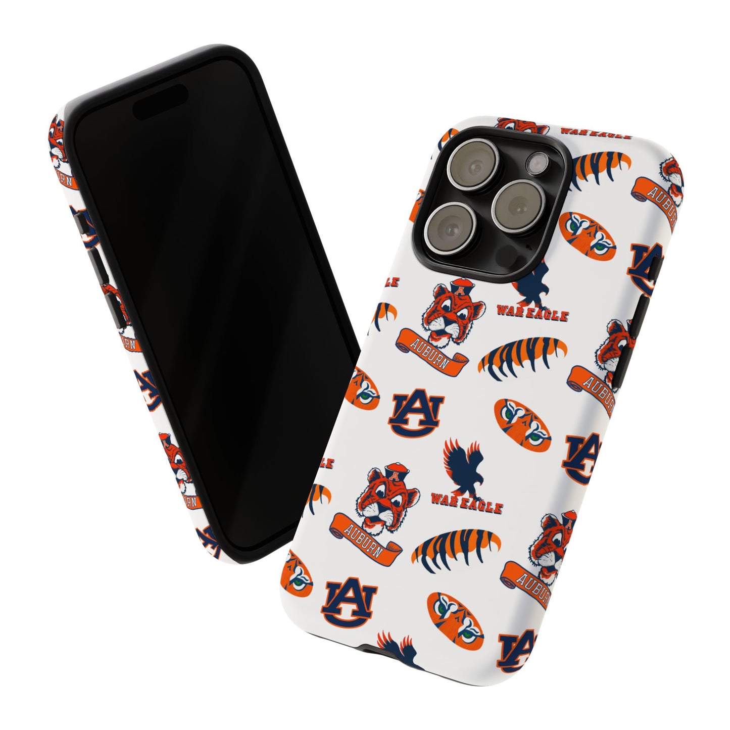 Auburn Fan Phone Case, Sports Team Accessory, Gift for Auburn Fans, Durable Cover, College Game Day