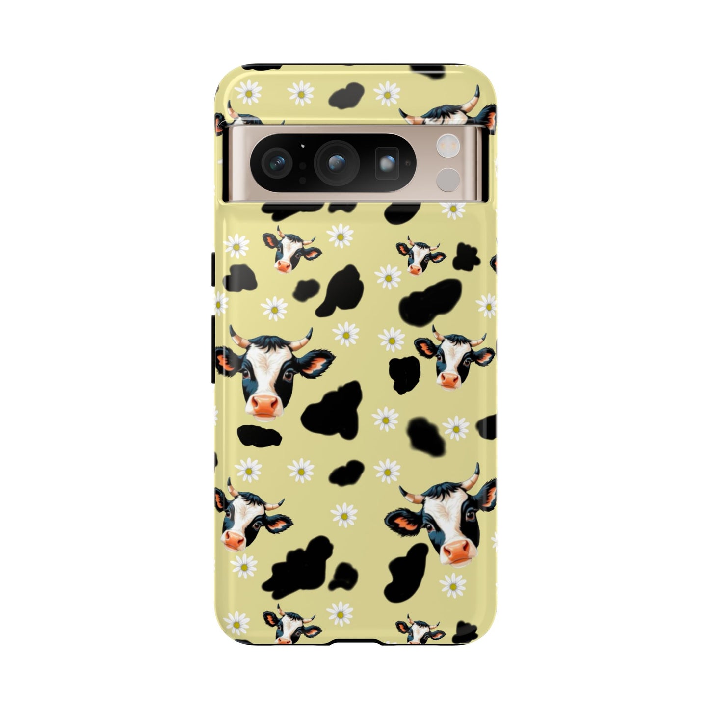 Cow Print Phone Case - Cute Protection for Animal Lovers, Gift for Farmhouse Decor, Cheerful Cow Design