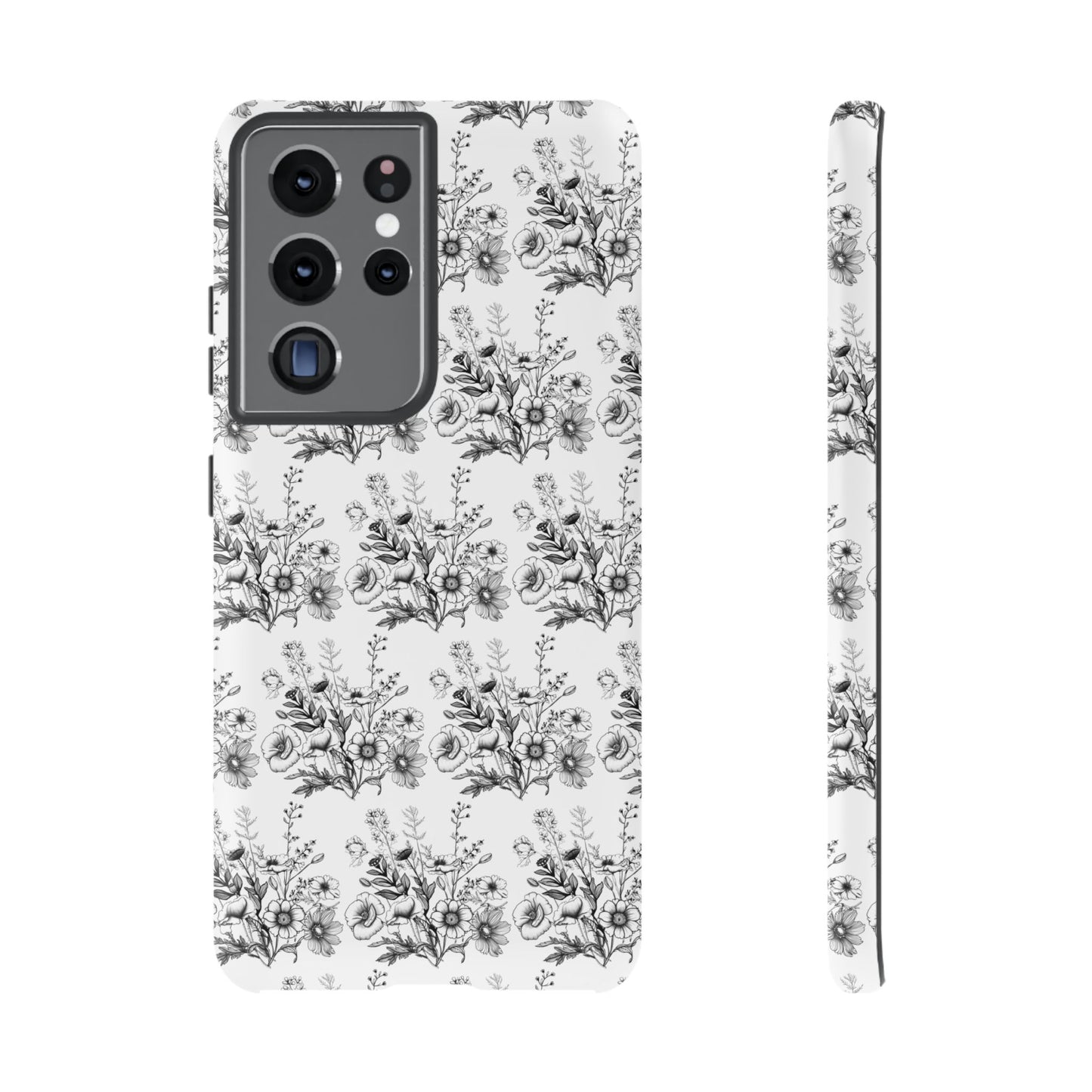Floral Phone Case, Tough Cases with Elegant Black and White Design, Protective Cover for Fashion Lovers, Unique Gift for All [...]