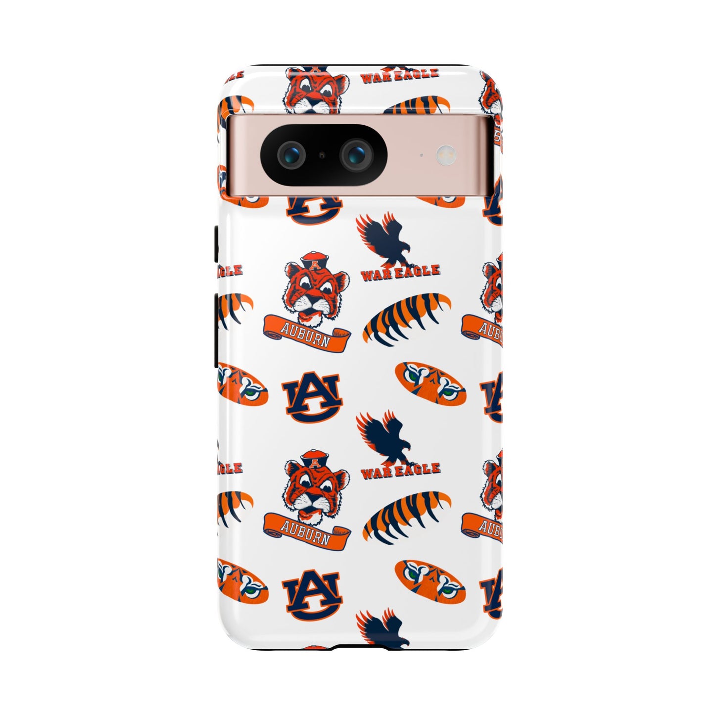 Auburn Fan Phone Case, Sports Team Accessory, Gift for Auburn Fans, Durable Cover, College Game Day