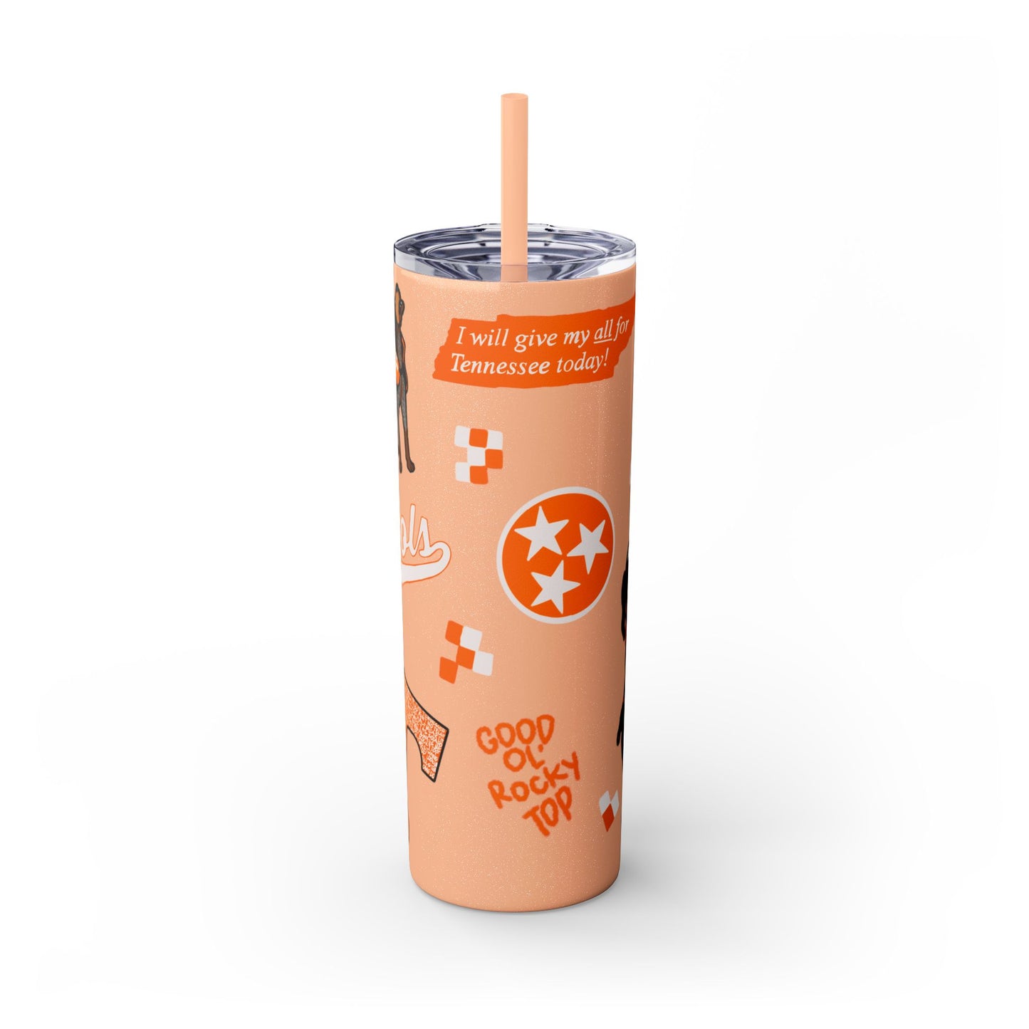 Tennessee Spirit Tumbler, 20oz | School Pride Cup for Gameday & Tailgating | Ideal for Fans, Students & Alumni