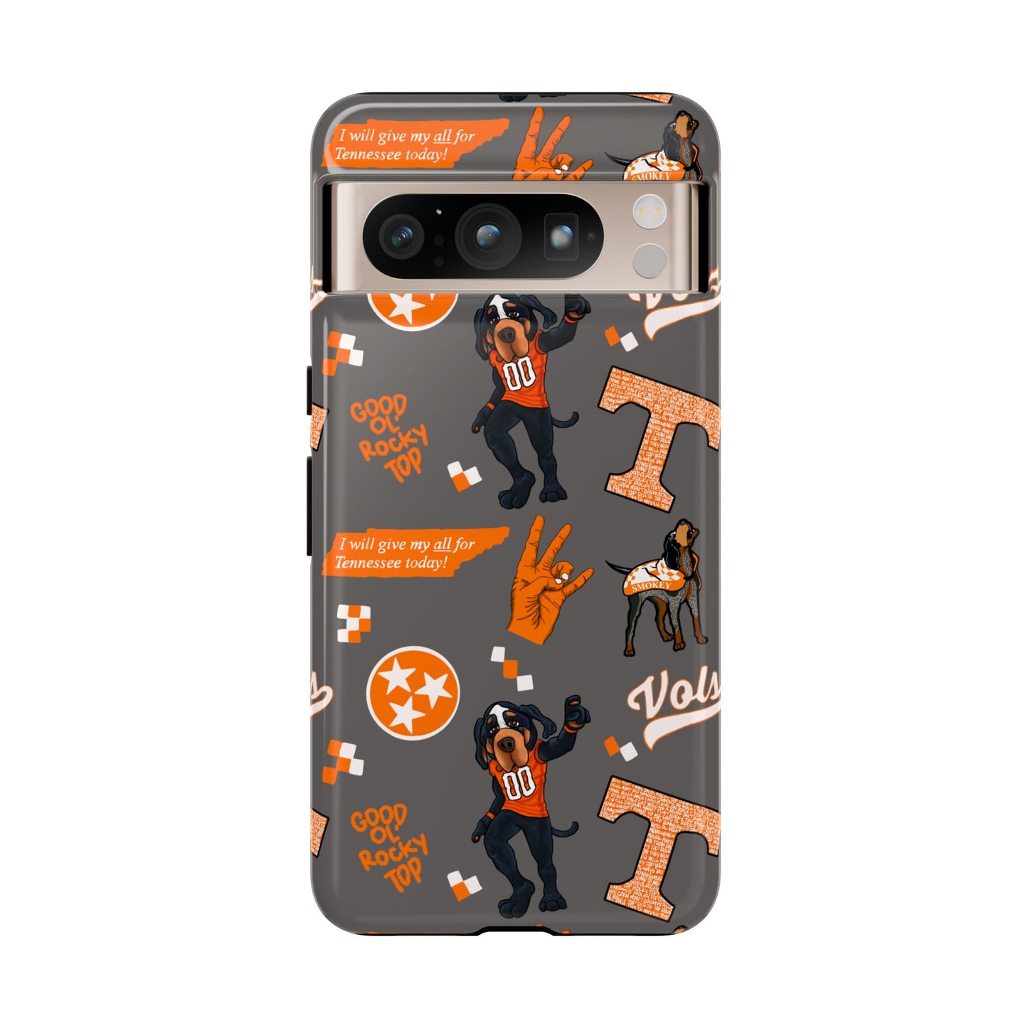 Tough Cases - Tennessee Fan Phone Case, Sports Team Accessory, Gift for Volunteers Fans, Durable Cover, College Game Day
