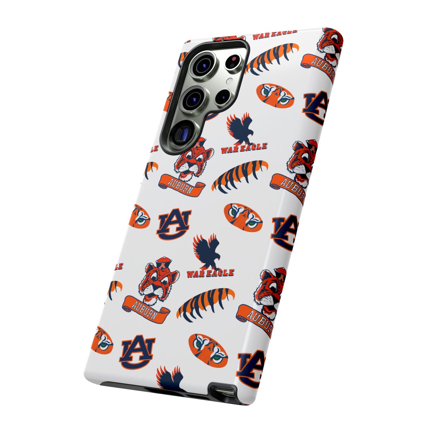 Auburn Fan Phone Case, Sports Team Accessory, Gift for Auburn Fans, Durable Cover, College Game Day